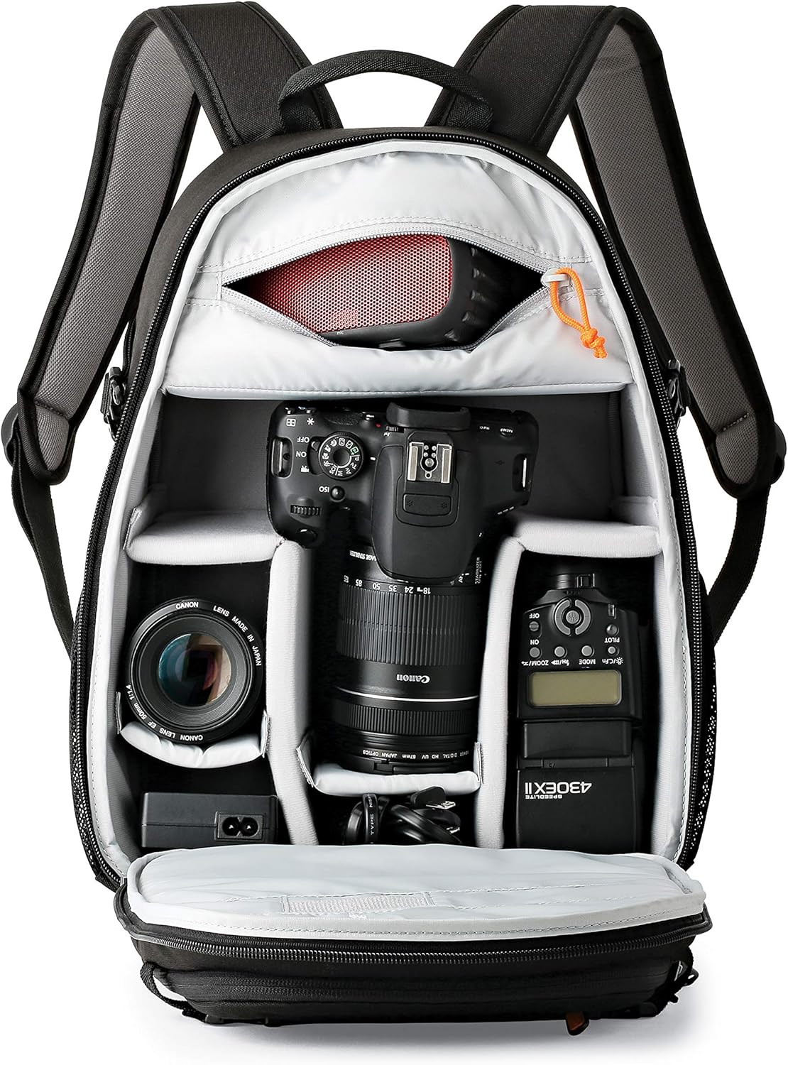LowePro Tahoe BP 150. Lightweight Compact Camera Backpack for Cameras (Black)., Medium - Image 10